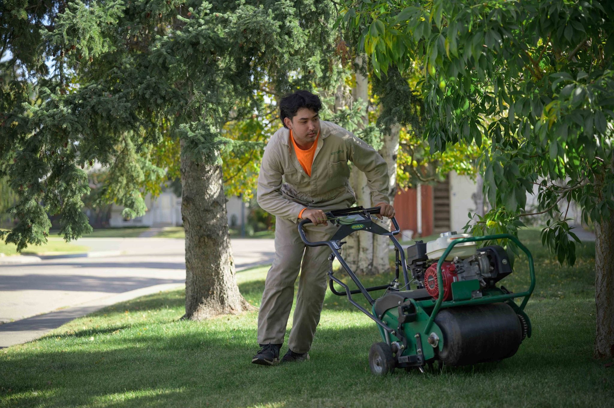 Professioanl Spring Lawn Aeration Service