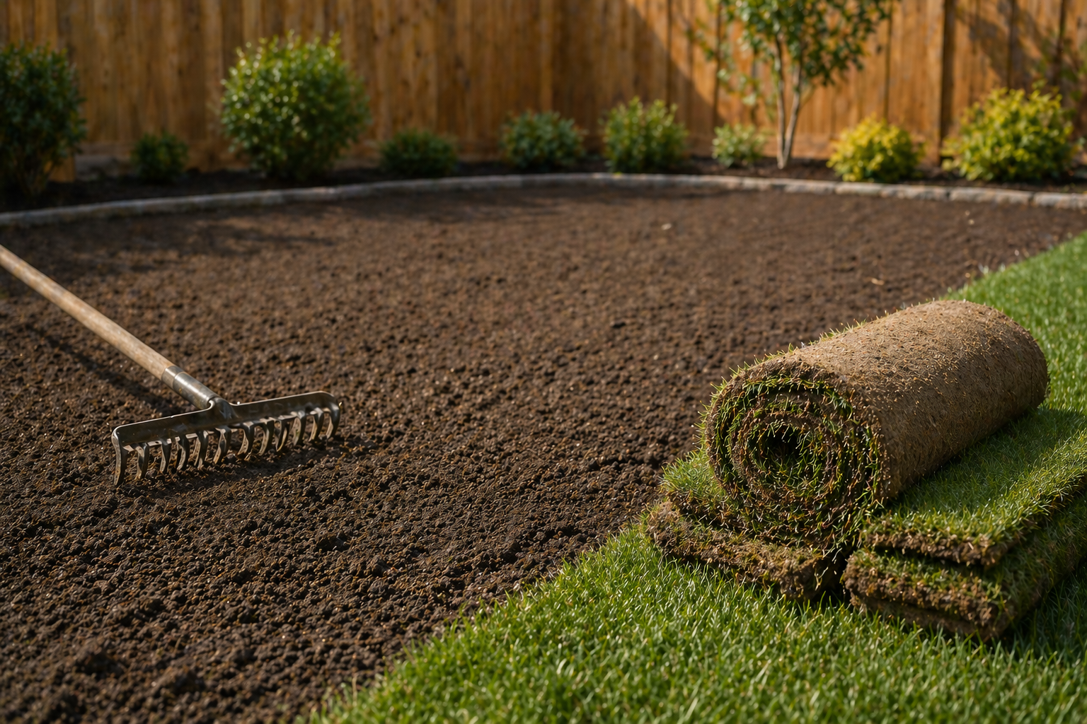 Prepare Before Installing Sod